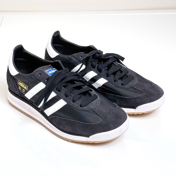 Adidas SL 72 RS Black/White size 9 men’s - Picture 3 of 9